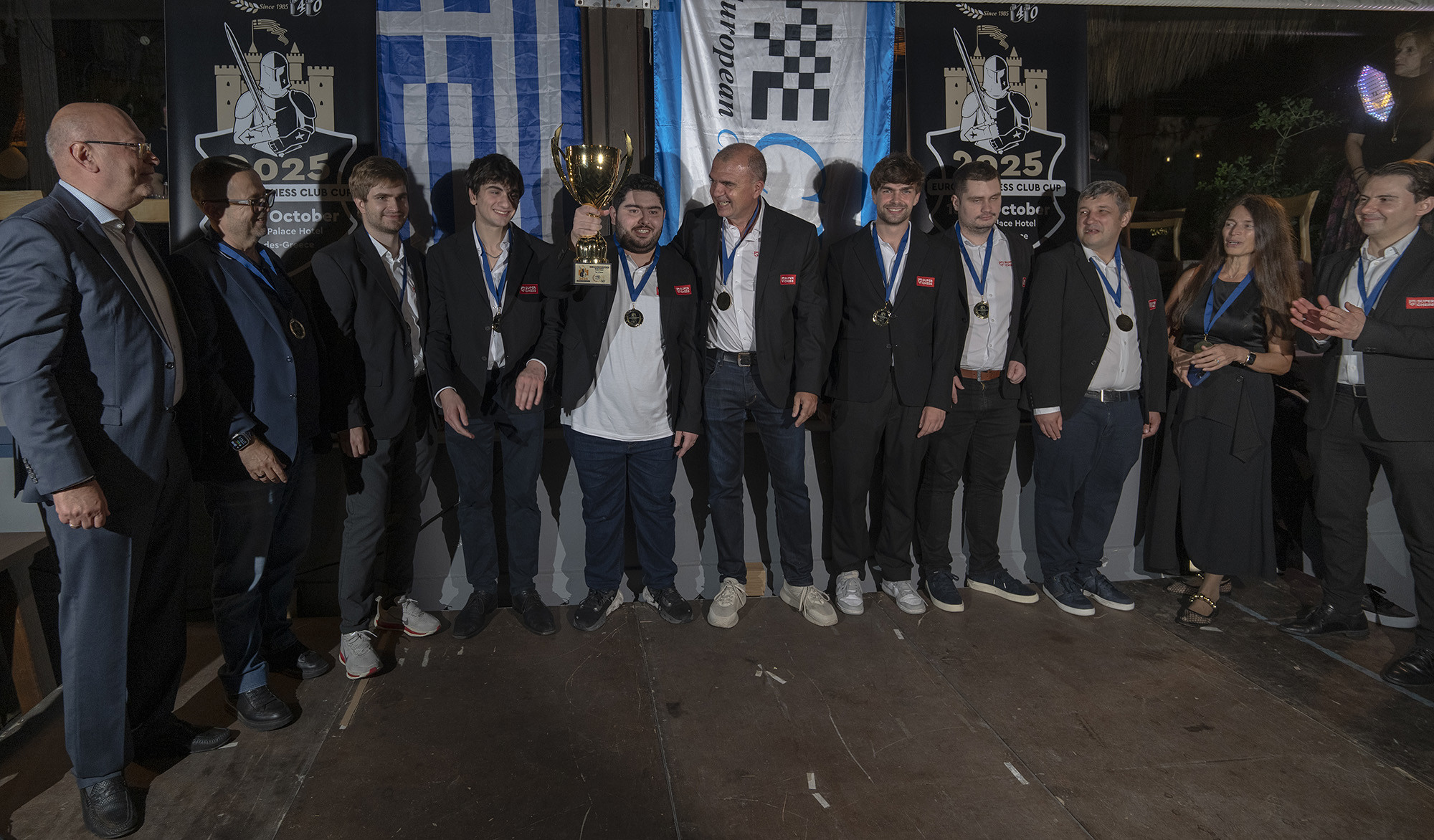 SuperChess cu trofeul european la Rodos, 2025